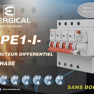 disjoncteur différentiel TRI Phasé DPE 1 - I (sans boitier)